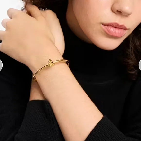 kate spade Double  knot hinged bangle - Picture 5 of 6